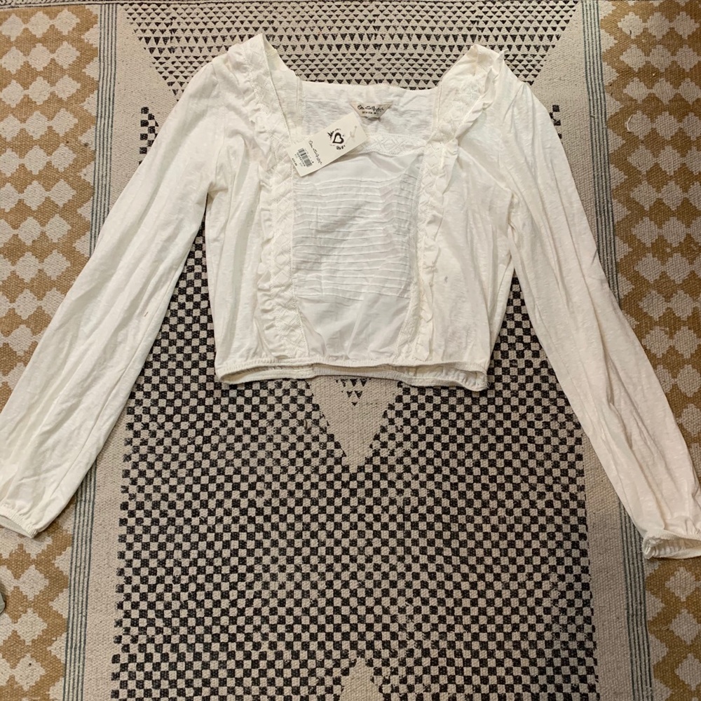 Long sleeve crop top